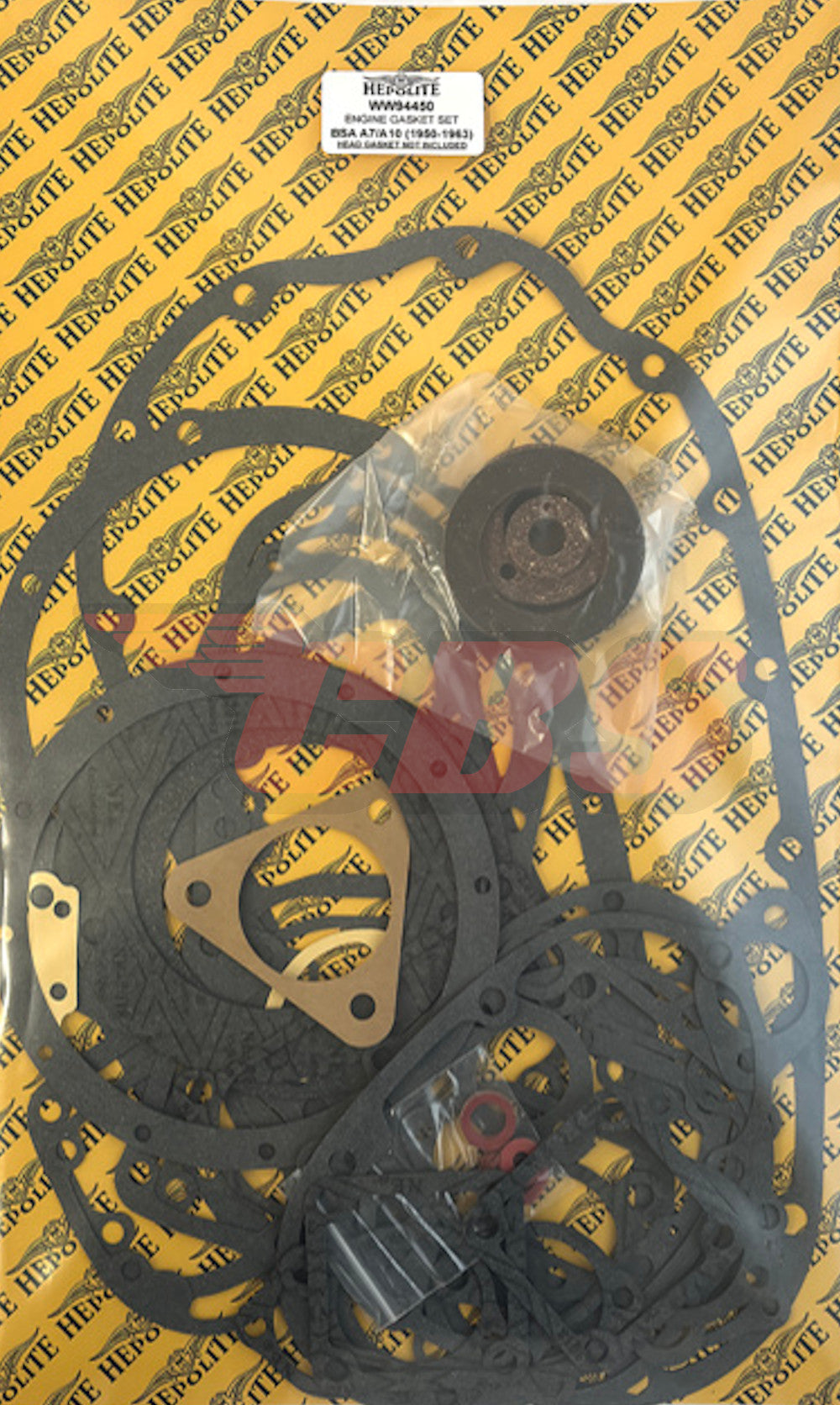 BSA A7 A10 Complete Gasket Set - Hepolite
