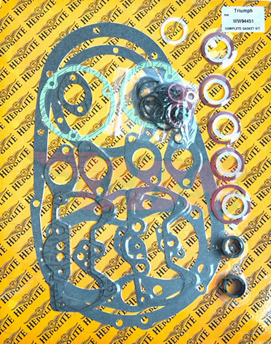 Triumph 350 500 Complete Gasket Set - Hepolite