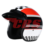 Daytona "Cruiser" 3/4 Retro Motorcycle Helmets (1) - Choose Color / Size