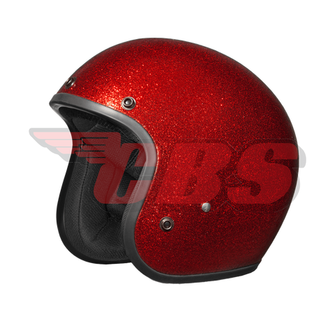 Daytona Cruiser Metal Flake Helmet, Red / XS Daytona Cruiser Metal Flake Helmet, Red / XS