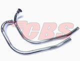 Norton Commando Exhaust Pipes 06-3375/6T (EMGO)