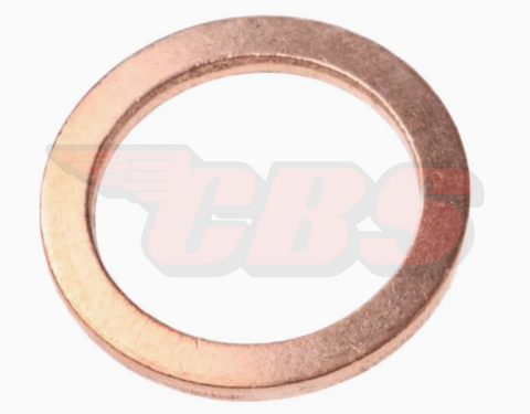Norton Oil Pressure Relief Valve Copper Washer - 06-7541