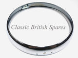 Lucas Type 7" Chrome Headlight Rim Bezel 553248T - EMGO