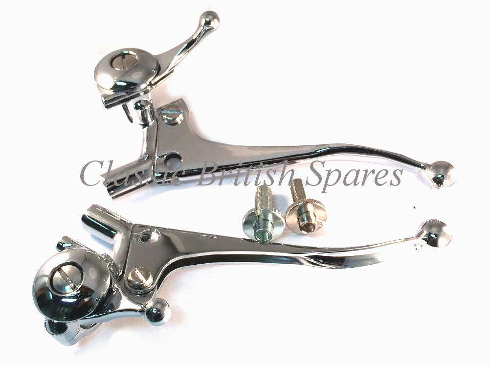 Clutch & Brake Lever Set W/ Choke / Magneto On Perch - EMGO
