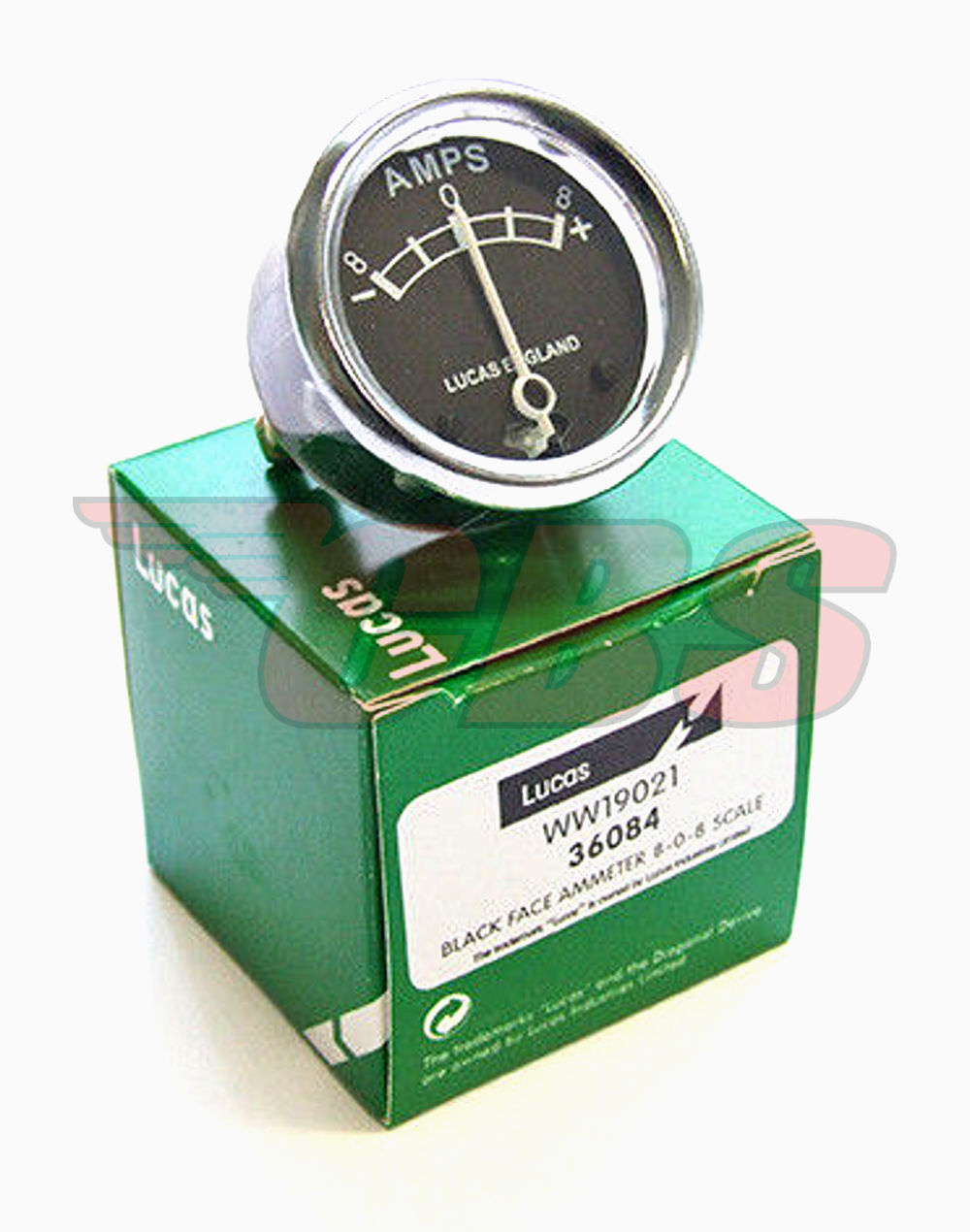 Lucas 36084 Ammeter 8-0-8 - English