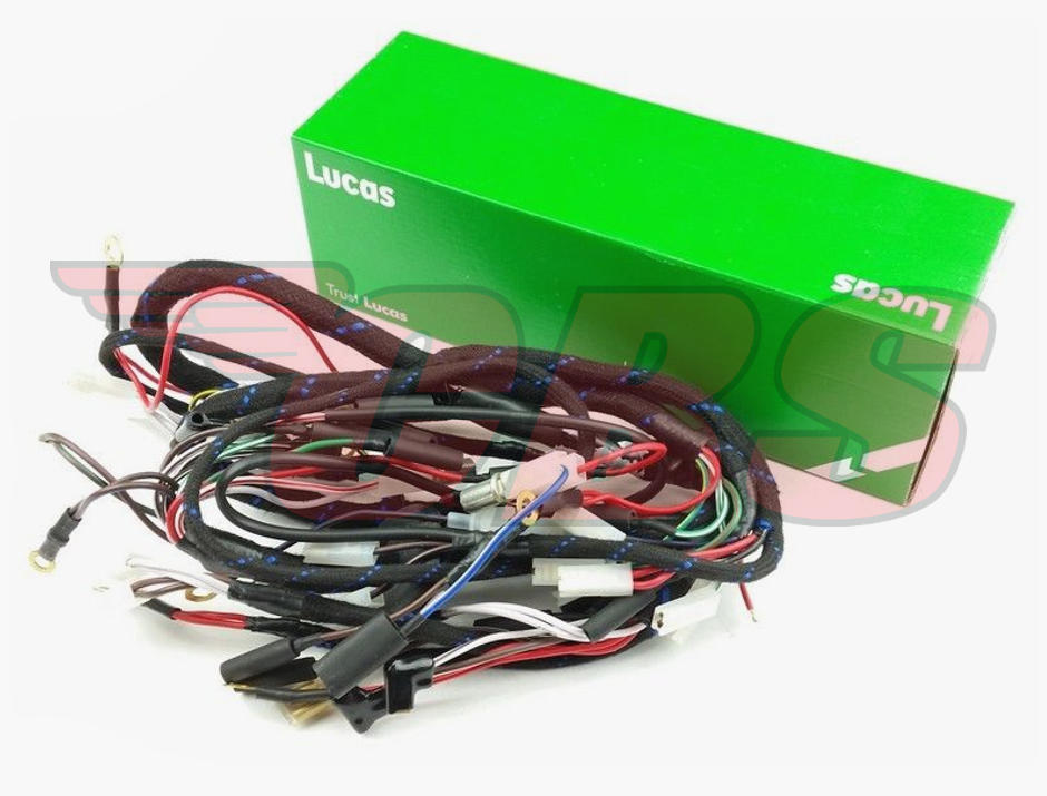 1968 Triumph Lucas Wiring Harness 54953443 (T90 - T100 - TR6 - T120)