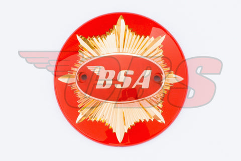 BSA Goldstar Tank Badge - Red - 65-8228R