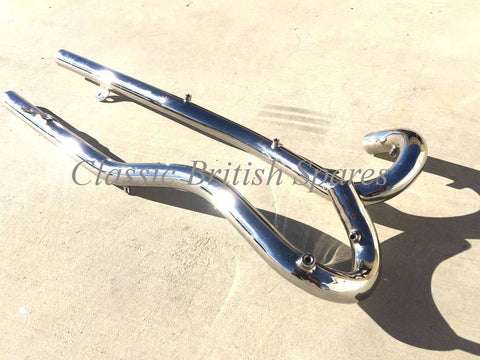 thumbnail image 2 of Quality Alloy Finned Exhaust Header Pipe Clamp For BSA A7 A10 A50 A65 – 1 1/2" 2 of 6