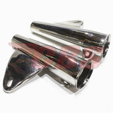 68-5059 & 68-5060 BSA Headlight Brackets - Chrome