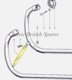 Triumph Chrome Exhaust Cross Strap 70-6052 1964-1965 TR6 Bonneville 650 UK Made