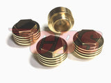 Billet Brass Rocker Box Valve Coves - 71-2744B
