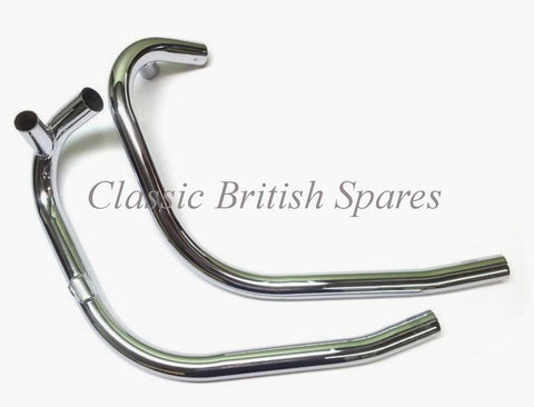 Triumph TR7 / T140 Chrome Exhaust Pipes 71-3755/8