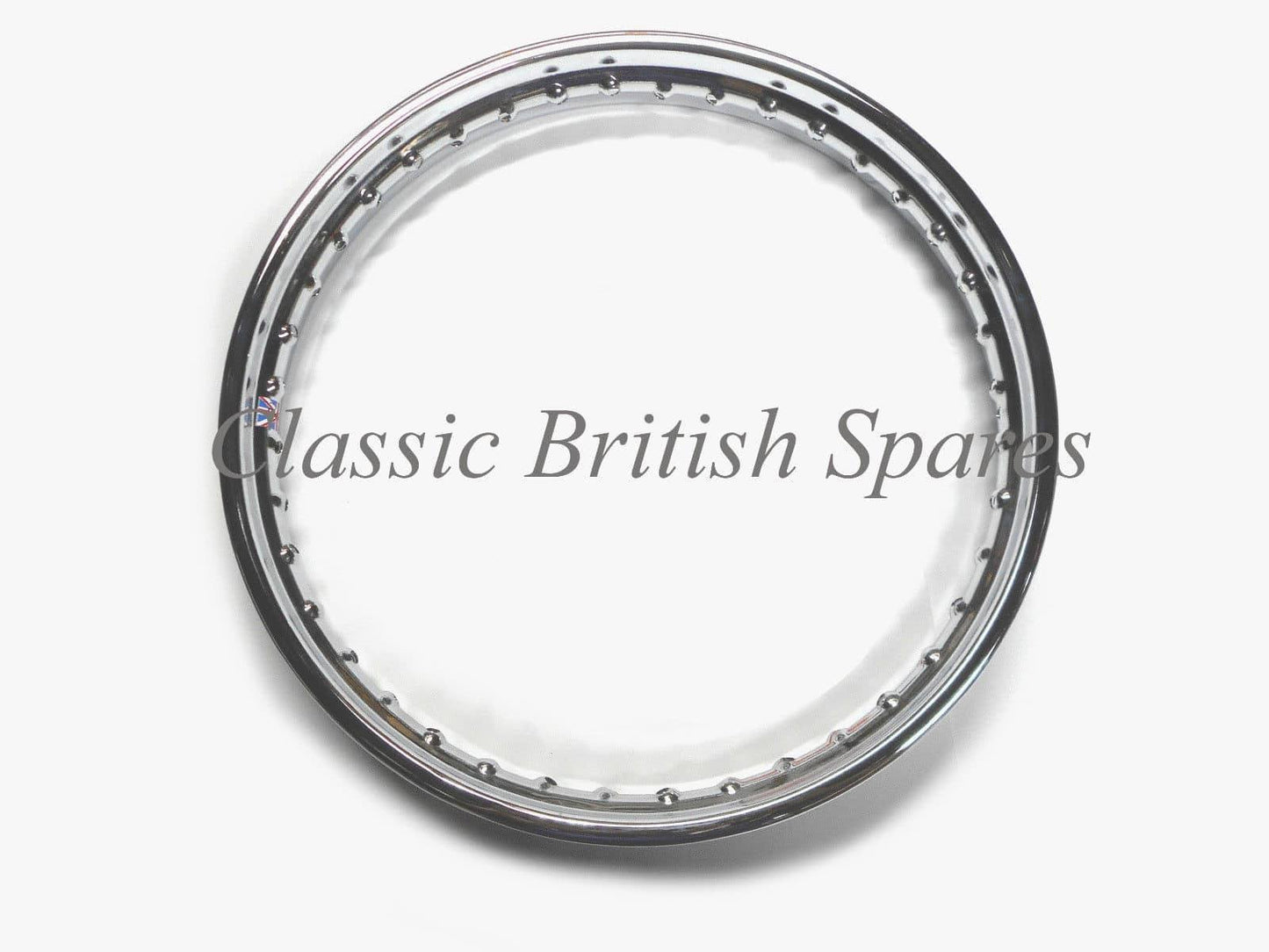 BSA Crinkle Hub Rear Chrome Rim 37-2291