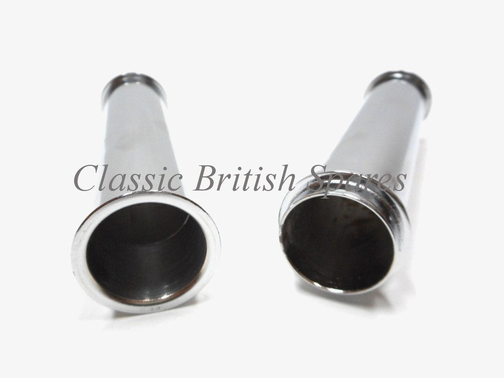 Triumph 650 Twins Chrome Push Rod Tube Set (2) 70-6000 1966-68 TR6 T120 6T TR6C