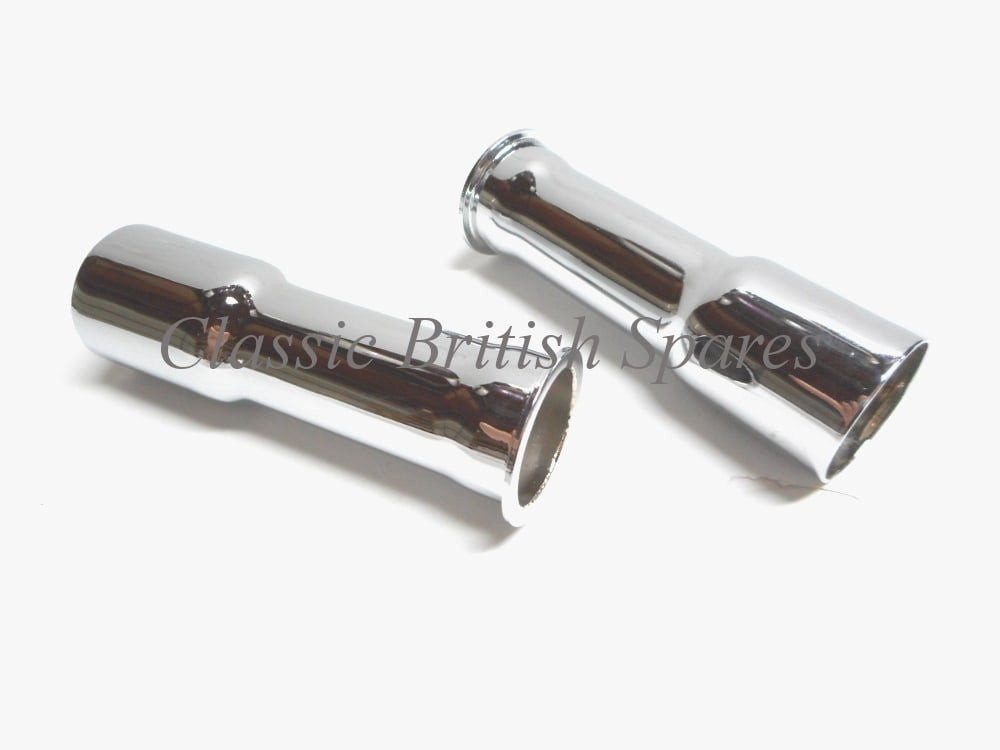 Triumph 350 500 Twins Chrome Push Rod Tube Set (2) 703755 195763 3TA
