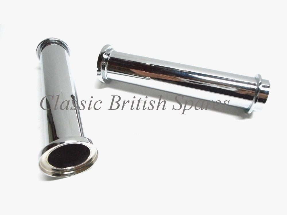 Triumph 650 Twins Chrome Push Rod Tube Set (2) 703646 195765 6T T110