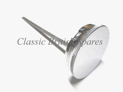 Triumph / BSA Chrome Oil Tank Cap W/ Dipstick (1) - 82-9075