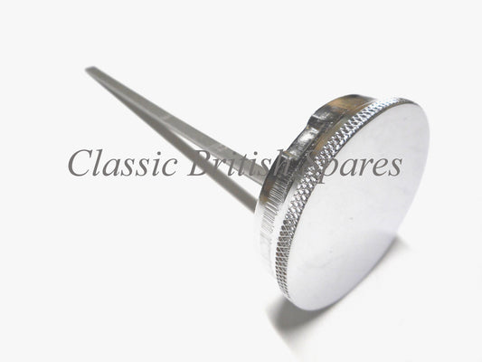 Triumph / BSA Chrome Oil Tank Cap W/ Dipstick (1) - 82-9075