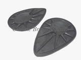 BSA "Pear Shape" Tank Badge Rubber Pads (1 PAIR) - 68-8152 - A7 / A10 / A50 / A65