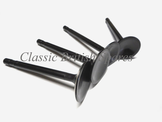 Triumph 500 Intake / Exhaust Valves (1 SET) - 70-6853 & 70-6854 - T100R / T100C (Black Diamond)