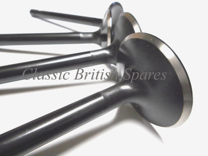 Triumph 500 Intake / Exhaust Valves (1 SET) - 70-6853 & 70-6854 - T100R / T100C (Black Diamond)
