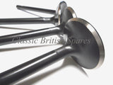 Triumph 500 Intake / Exhaust Valves (1 SET) - 70-6853 & 70-6854 - T100R / T100C (Black Diamond)