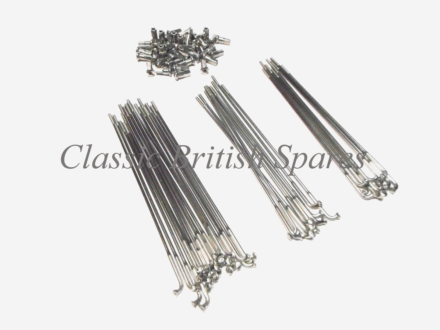 Triumph Stainless Steel 18" Rear Wheel Spoke & Nipple Set - (1) - 37-1007 - Buchanan's
