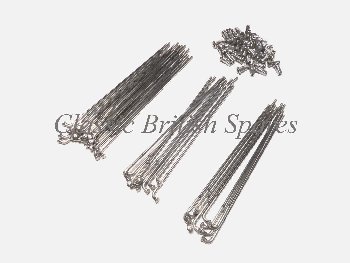 Triumph Stainless Steel 18" Rear Wheel Spoke & Nipple Set - (1) - 37-1007 - Buchanan's