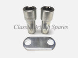 Triumph Cylinder Head Socket Nut & Plate Bridge Set 21-2205 71-3553 T140 TR7