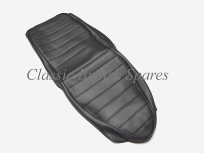 Triumph Twins Black Ribbed Seat Cover 82-7489 - (1) - 1967-68 / T100 / T120 / TR6