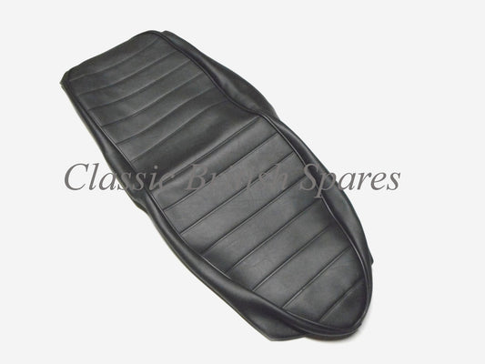Triumph Twins Black Ribbed Seat Cover 82-7489 - (1) - 1967-68 / T100 / T120 / TR6