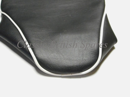 Triumph Pre-Unit Twins "Swing Arm" Black Dual Seat Cover 82-3654 1954-59 6T T110 T120