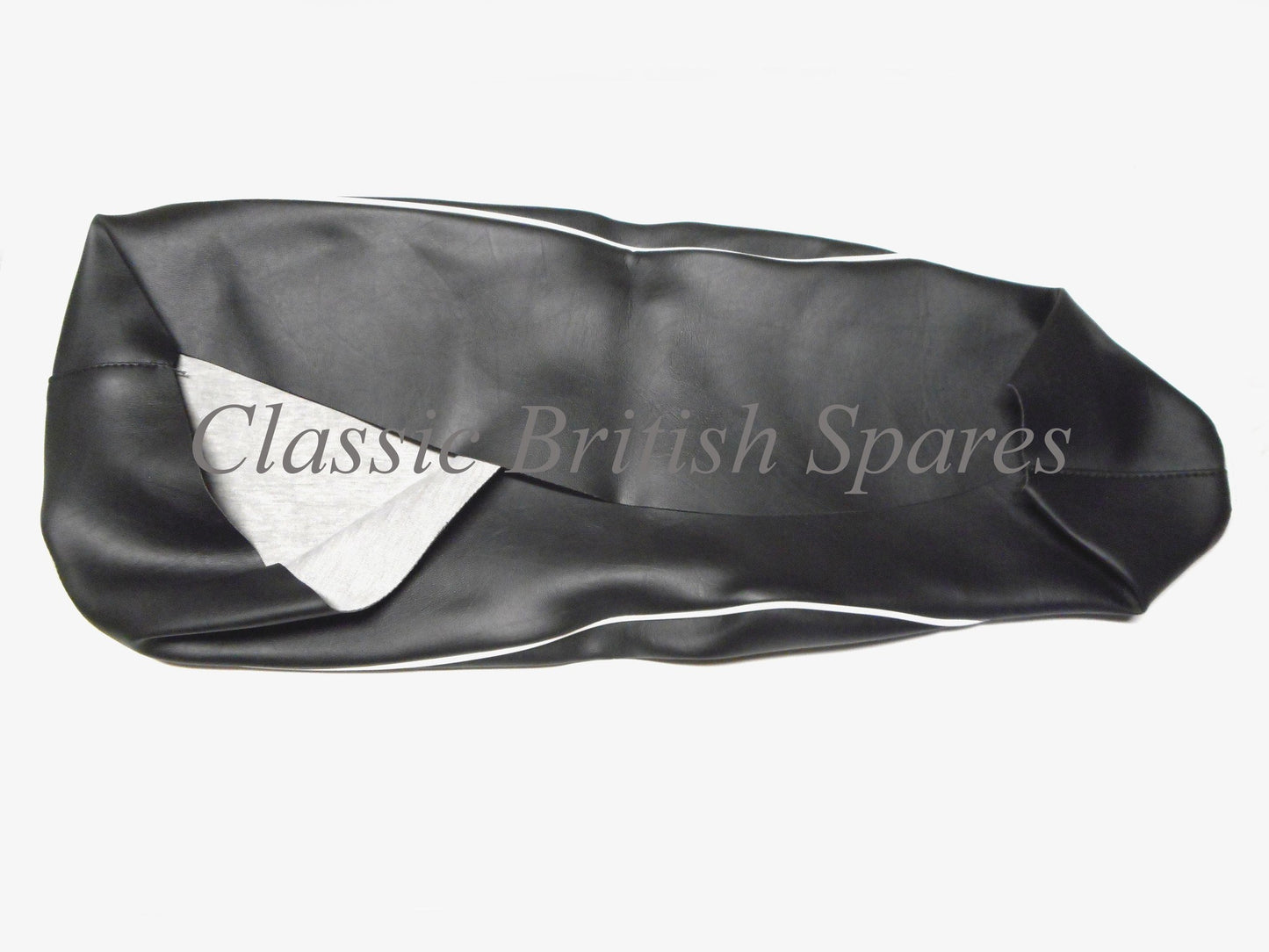 Triumph Pre-Unit Twins "Swing Arm" Black Dual Seat Cover 82-3654 1954-59 6T T110 T120