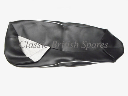 Triumph Pre-Unit Twins "Swing Arm" Black Dual Seat Cover 82-3654 1954-59 6T T110 T120