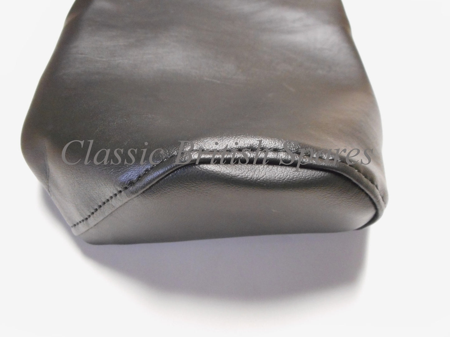 BSA A65 Seat Cover - Flat / Smooth Top W/ Logo - 1971-72