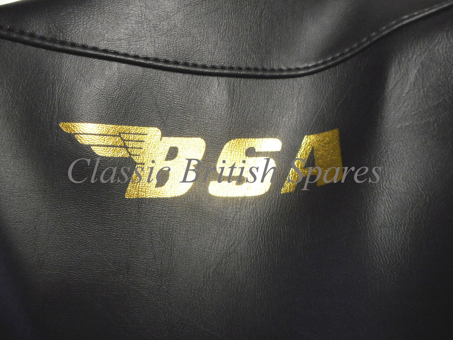 BSA Unit Singles Black Seat Cover W/ Hump 82-9732C 1967-70 B25 C25 B44 Victor