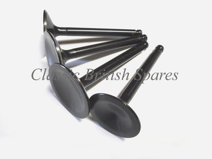 Norton Commando Black Diamond Intake & Exhaust Valves - 06-4034 & 06-5115 - 1969-75