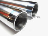 Triumph Unit Twins Hard Chrome Front Fork Tube Set 97-1889 1964-67 T100 T120 TR6