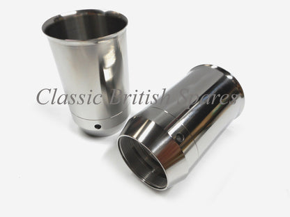 Triumph BSA Stainless Fork Seal Holders (2) 97-3633S 1969-74