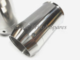 Triumph Stainless Front Fork Seal Holders (2) 97-1654S