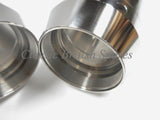 Triumph Stainless Front Fork Seal Holders (2) 97-1654S