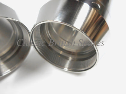 Triumph BSA Stainless Fork Seal Holders (2) 97-3633S 1969-74