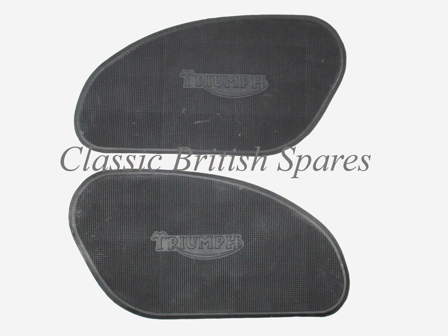 Triumph Gas Tank Rubber Knee Pads (1 PAIR) 82-5401 & 82-5402 - TR6 / T120 / T100