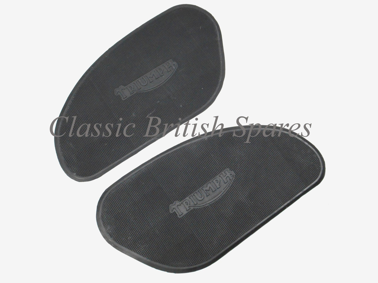 Triumph Gas Tank Rubber Knee Pads (1 PAIR) 82-5401 & 82-5402 - TR6 / T120 / T100