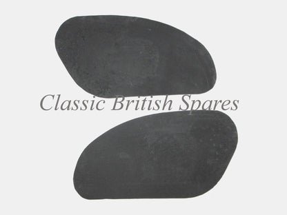 Triumph Gas Tank Rubber Knee Pads (1 PAIR) 82-5401 & 82-5402 - TR6 / T120 / T100