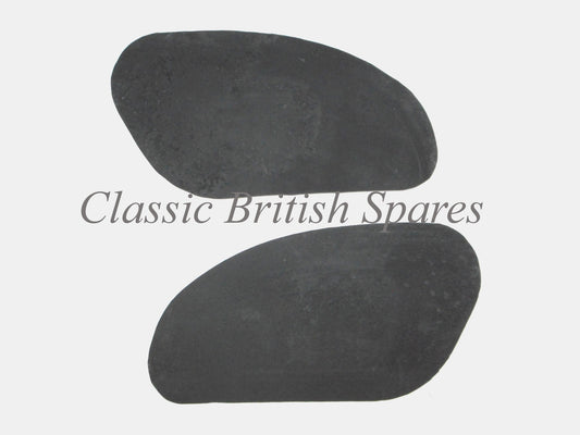 Triumph Gas Tank Rubber Knee Pads (1 PAIR) 82-5401 & 82-5402 - TR6 / T120 / T100