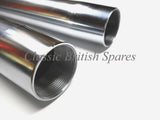 BSA A50 A65 Fork Tube Set Hard Chrome 68-5144 500 650 1966-68 Lightning Hornet