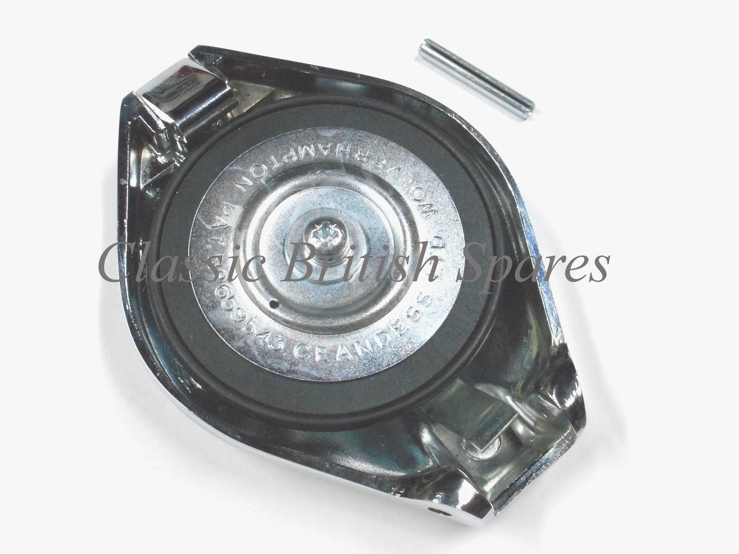 BSA / Norton Commando Chrome Flip-Top Gas Cap - 06-0681