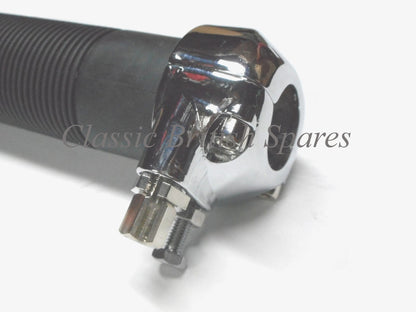 Triumph Amal Type Single Throttle Assembly With Grips 99-0248 7/8" BSA Norton