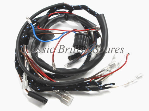 BSA A50 / A65 Lucas Type Main Cloth Wiring Harness - 54950625 -1967 Only